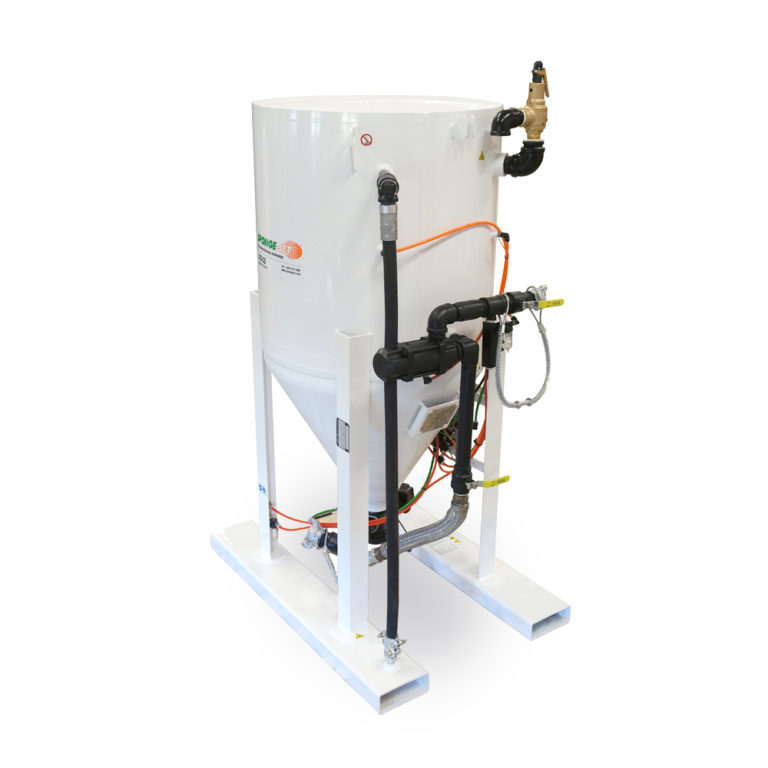 SPONGEJET™ integration into the blast box Corrotech