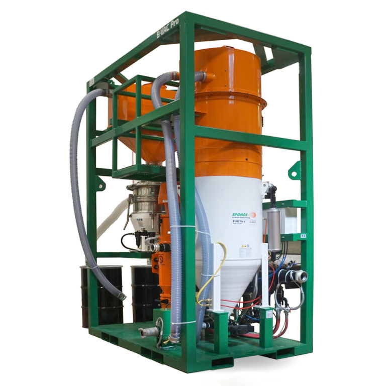 SPONGEJET™ integration into the blast box Corrotech